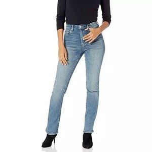 Blank NYC Dark Blue Slim Straight Leg Jeans